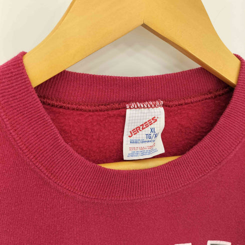 ジャージーズ JERZEES 90s USA製 ALABAMAプリント クルーネックスウェット メンズ import:XL