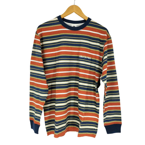 ザブラックアイパッチ THE BLACK EYE PATCH ROYAL SCRIPT BORDERED L/S TEE メンズ import:M