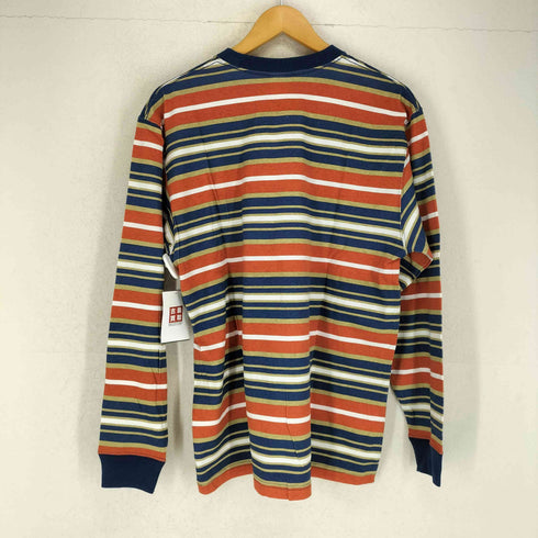 ザブラックアイパッチ THE BLACK EYE PATCH ROYAL SCRIPT BORDERED L/S TEE メンズ import:M