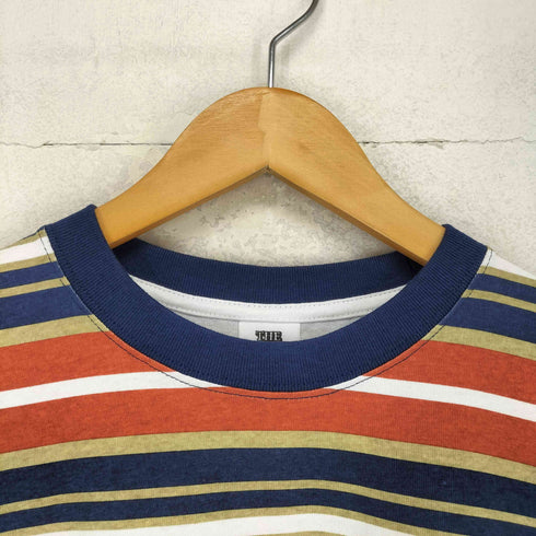 ザブラックアイパッチ THE BLACK EYE PATCH ROYAL SCRIPT BORDERED L/S TEE メンズ import:M