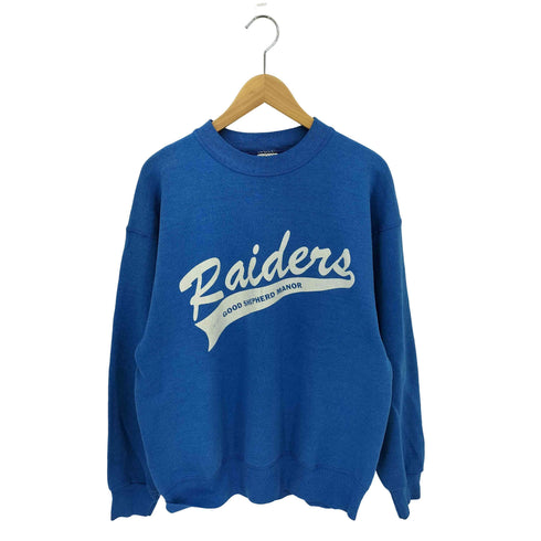 フルーツオブザルーム FRUIT OF THE LOOM 80-90s USA製 RAIDERSR プリントロゴ スウェット メンズ import:L