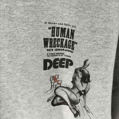 ビームスティー BEAMS T ×BLACK SMOKER RECORDS × KOSUKE KAWAMURA 24AW SWEAT CREWNECK 2 別注 メンズ JPN:L