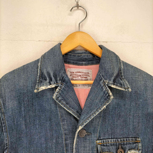リーバイス Levis デニムカバーオールジャケット メンズ L