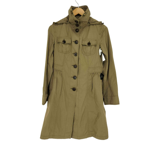 バーバリーロンドン BURBERRY LONDON フーデッドコート レディース 38
