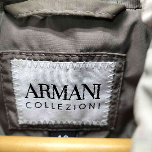 アルマーニコレツィオーニ ARMANI COLLEZIONI パッカブルフード ダブルジップ スイッチングカラー ジャケット ブルゾン メンズ EUR:46