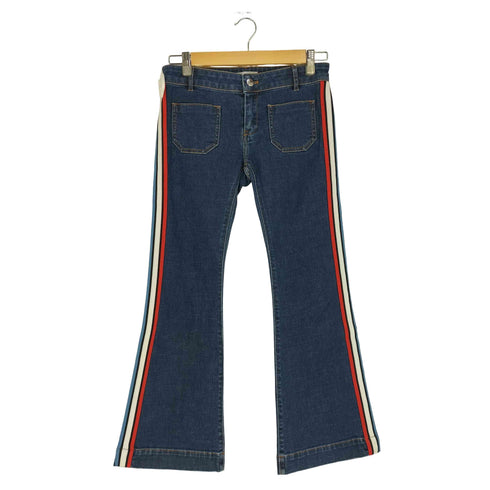 ソニアリキエル SONIA RYKIEL サイドライン ローライズフレアデニム レディース EUR:34