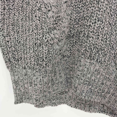 ESICA ケーブル編み Vネック ニットベスト レディース FREE