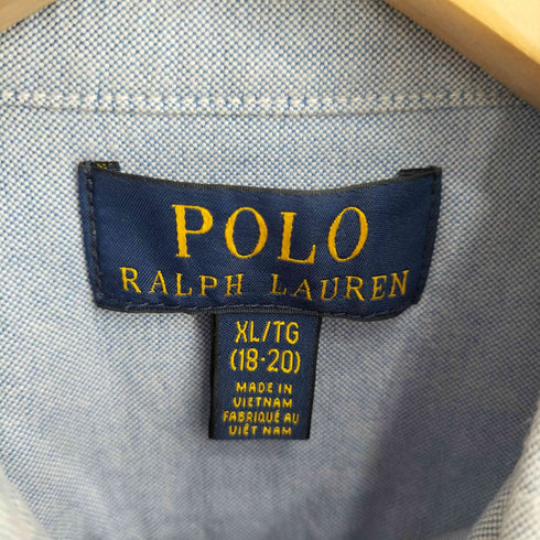 ポロラルフローレン POLO RALPH LAUREN ポニー刺繍 ボタンダウン 長袖シャツ メンズ import:XL