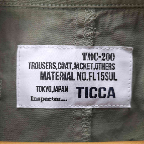ティッカ TICCA 23SS 別注 TMC-200 FL 15SUL チンストラップ 比翼ボタン ミリタリー ジャケット レディース FREE