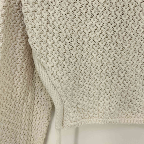 ザラ ZARA 短丈 変形 ケーブルニット レディース import:M