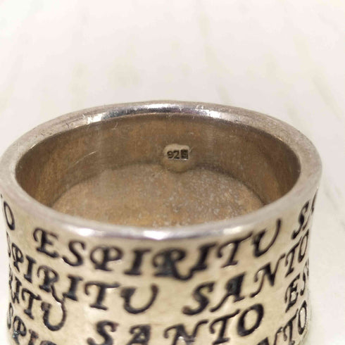 ESPIRITU SANTO マリア 925刻印 シルバーリング メンズ 18号