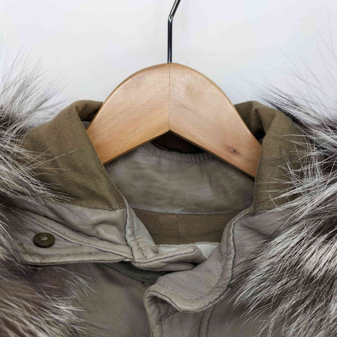 Luva Tram Y2K 羊革 ラムレザー ファーモッズコート レディース FREE