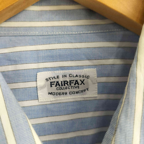 フェアファクス FAIRFAX ストライプ 長袖シャツ メンズ