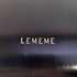 LEMEME Sac Caillou Black レディース