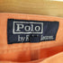 ポロバイラルフローレン Polo by RALPH LAUREN サイド アジャスターベルト 内向き 2タック バック ロゴ ワッペン ワイド チノパンツ 裾ダブル メンズ 78