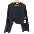 ザラ ZARA メタリックアップリケ ニットジャージー レディース import:L