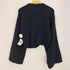 ザラ ZARA メタリックアップリケ ニットジャージー レディース import:L