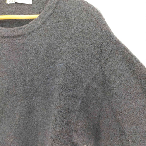 ザラ ZARA メタリックアップリケ ニットジャージー レディース import:L