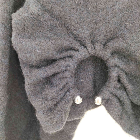 ザラ ZARA メタリックアップリケ ニットジャージー レディース import:L