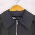 ザラ ZARA SHORT BLAZER WITH PLEATED HEM レディース import:XS