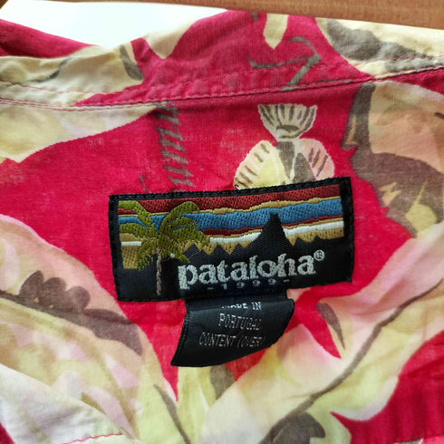 パタロハ pataloha 90s 99年製 ポルトガル製 総柄アロハシャツ メンズ JPN:M