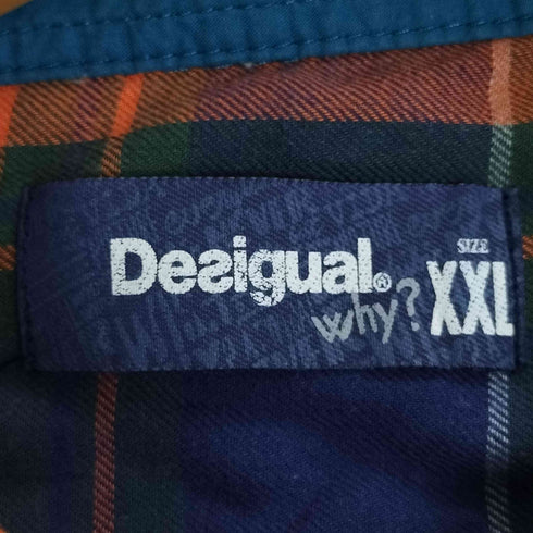 デシグアル Desigual CAM_TORMENTA チェックシャツ メンズ import:XXL