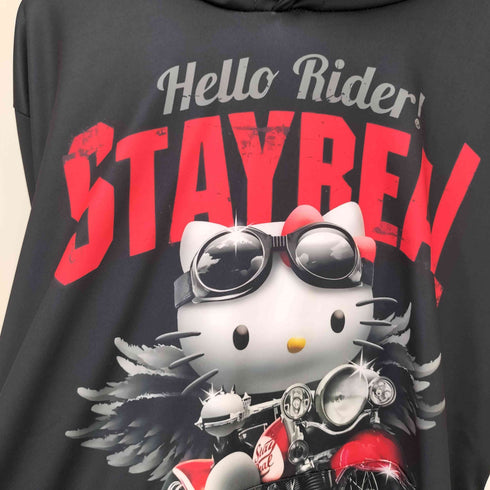 STAYREAL キャラクタープリントプルオーバーパーカー メンズ