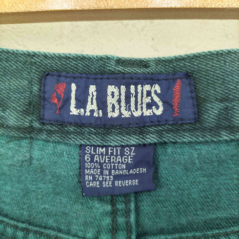 L.A.BLUES SLIM FIT ジップフライ デニムパンツ レディース 6