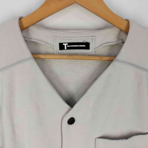 ティーバイアレキサンダーワン T by Alexander Wang ノーカラー スウェット ジャケット メンズ