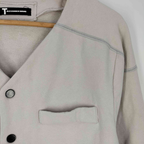 ティーバイアレキサンダーワン T by Alexander Wang ノーカラー スウェット ジャケット メンズ