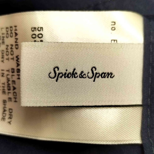 スピックアンドスパン Spick and Span スタンドカラーシアーオーバーシャツ レディース