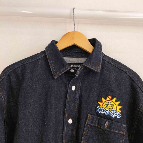エクストララージ XLARGE 12AW SUNRISE DENIM L/S SHIRT メンズ JPN:M
