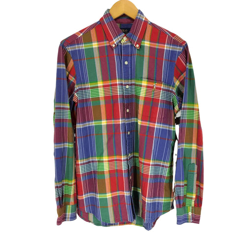 ポロラルフローレン POLO RALPH LAUREN Classic Fit Plaid Oxford Shirt メンズ S