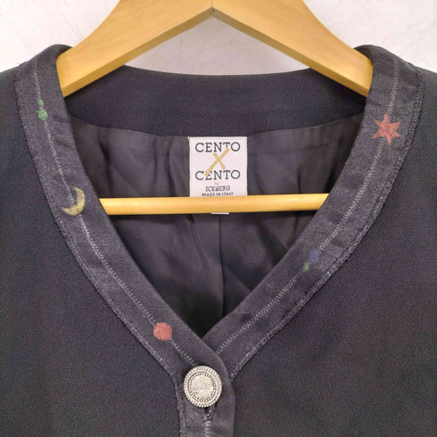 アイスバーグ ICEBERG cento cento イタリア製 ノーカラーセットアップ レディース 42