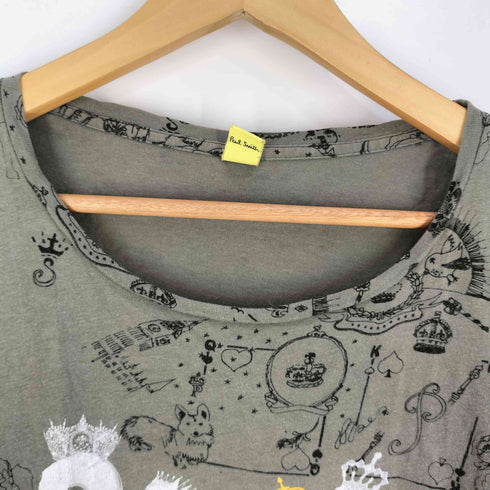 ポールスミス Paul Smith オールオーバープリント クルーネックTシャツ レディース import:XXL