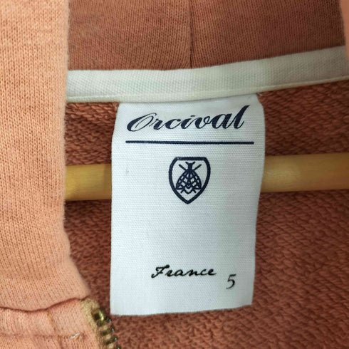 オーシバル ORCIVAL FULL ZIP SWEAT PARKA メンズ