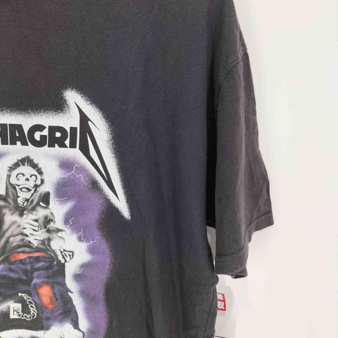 マハグリッド mahagrid ヘヴィメタルバンド モチーフ プリント クルーネック Tシャツ メンズ import:L
