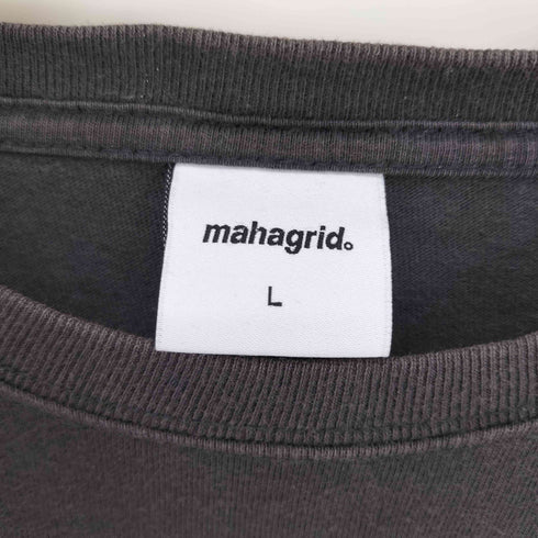 マハグリッド mahagrid ヘヴィメタルバンド モチーフ プリント クルーネック Tシャツ メンズ import:L