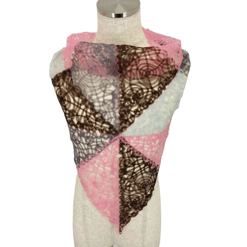 ハートイッセイミヤケ Haat ISSEY MIYAKE テープパッチワークスカーフ レディース