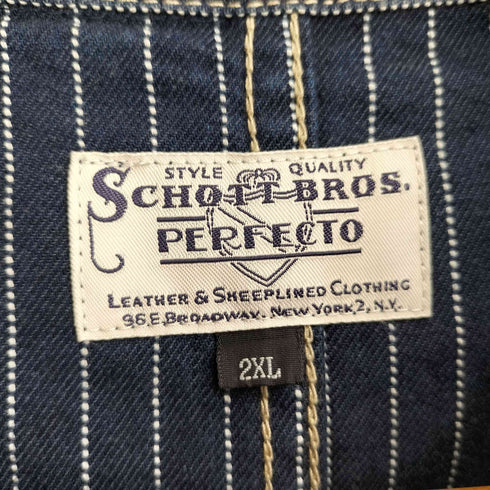 ショット Schott OLD HICKORY DENIM JACKET オールドヒッコリーデニムジャケット メンズ 2XL