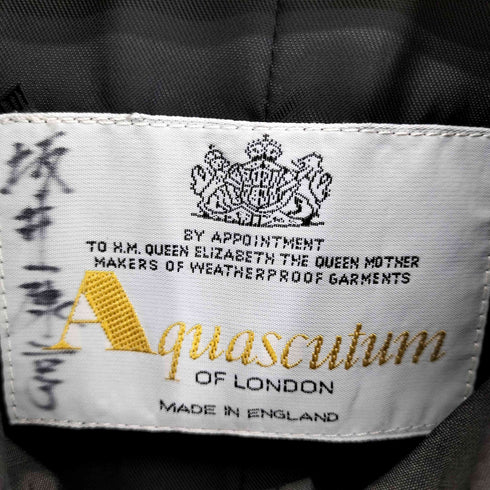 アクアスキュータム AQUASCUTUM ステンカラーコート メンズ