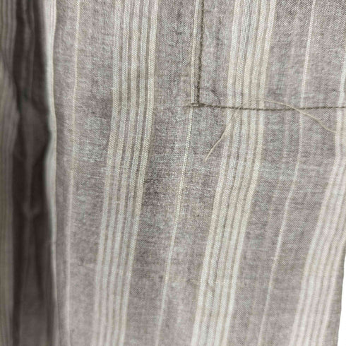 fabindia インド製 シルク ストライプ プルオーバーシャツ レディース 40