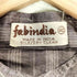 fabindia インド製 シルク ストライプ プルオーバーシャツ レディース 40
