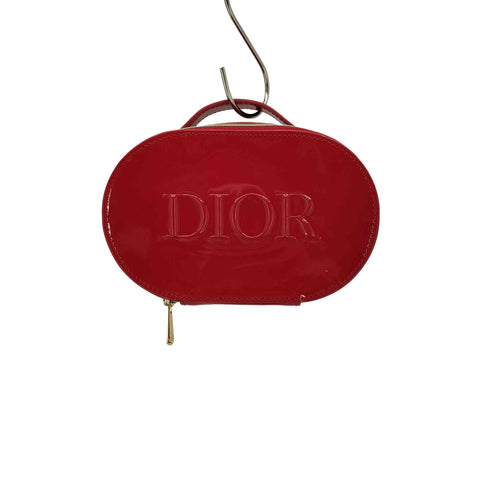 ディオール Dior エナメル コスメポーチ アクセサリーポーチ レディース