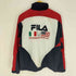 フィラ FILA ロゴ刺繍 ジップアップ ナイロンジャケット メンズ import:S