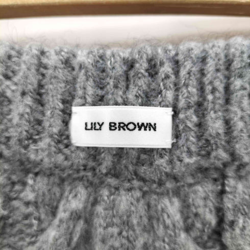 リリーブラウン Lily Brown バリエーションニットショートパンツ レディース ONE SIZE