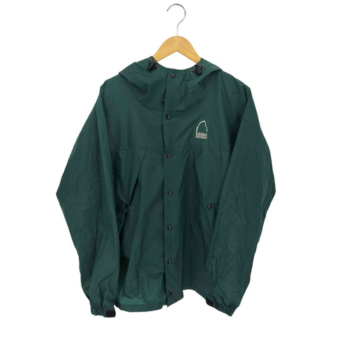 シェラデザイン SIERRA DESIGNS 90s ジップアップ リップストップ ナイロンシェルジャケット メンズ L