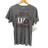 LEAGUE UHD UNIVERSITY アーチ ロゴ プリント Tシャツ 袖シングルステッチ メンズ import:M