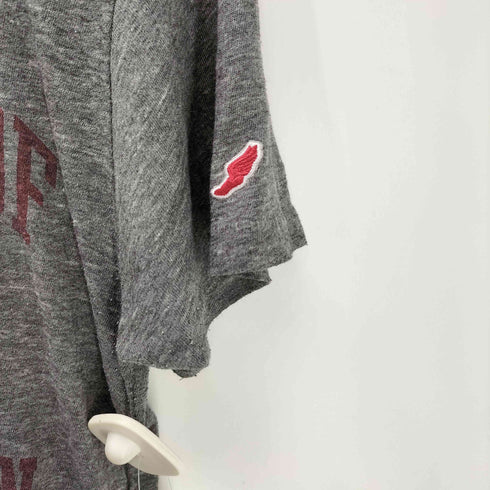 LEAGUE UHD UNIVERSITY アーチ ロゴ プリント Tシャツ 袖シングルステッチ メンズ import:M