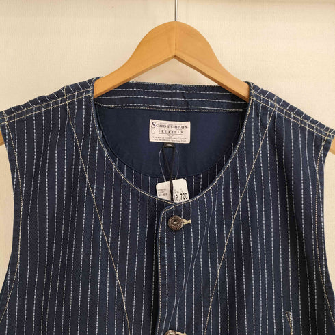 ショット Schott OLD HICKORY DENIM VEST オールド ヒッコリー デニム ベスト メンズ 2XL